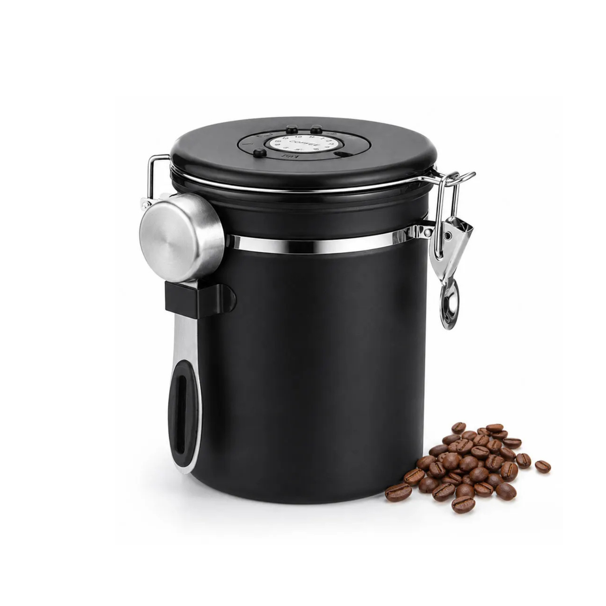 Airtight Stainless Steel Coffee Canister